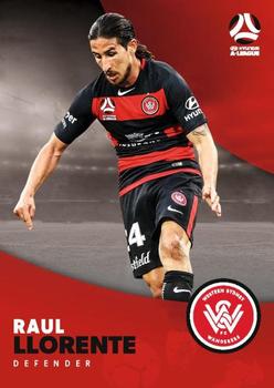2017-18 Tap 'N' Play Football Australia #195 Raul Llorente Front