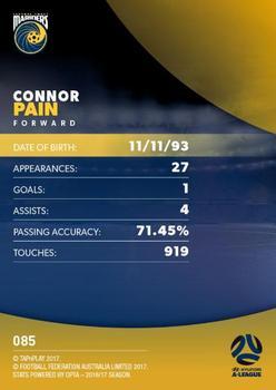 2017-18 Tap 'N' Play Football Australia - Silver #085 Connor Pain Back