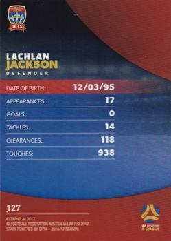 2017-18 Tap 'N' Play Football Australia - Silver #127 Lachlan Jackson Back