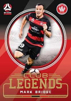 2017-18 Tap 'N' Play Football Australia - Club Legends #CL-10 Mark Bridge Front