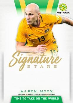 2017-18 Tap 'N' Play Football Australia - Signature Stars #SS-01 Aaron Mooy Front