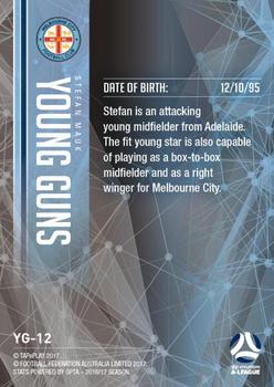 2017-18 Tap 'N' Play Football Australia - Young Guns #YG-12 Stefan Mauk Back