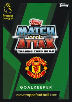 2018-19 Topps Match Attax Premier League - MT Cards #MT11 David De Gea Back