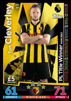 2018-19 Topps Match Attax Premier League - MT Cards #MT14 Tom Cleverley Front