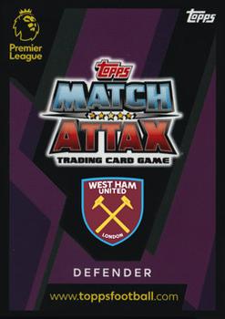 2018-19 Topps Match Attax Premier League - MT Cards #MT15 Pablo Zabaleta Back