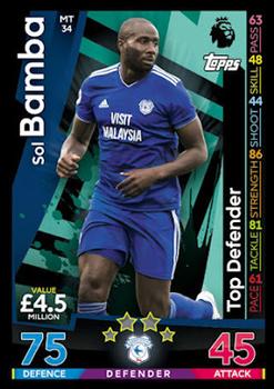 2018-19 Topps Match Attax Premier League - MT Cards #MT34 Sol Bamba Front