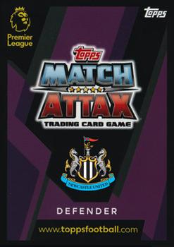 2018-19 Topps Match Attax Premier League - MT Cards #MT40 Jamaal Lascelles Back