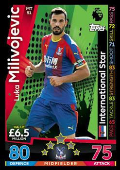 2018-19 Topps Match Attax Premier League - MT Cards #MT51 Luka Milivojevic Front