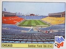 1994 Panini World Cup (International, Black Backs) #7 Soldier Field Front