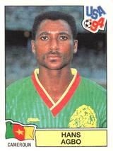 1994 Panini World Cup (International, Black Backs) #132 Hans Agbo Front