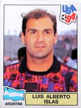 1994 Panini World Cup (International, Black Backs) #263 Luis Islas Front