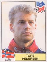 1994 Panini World Cup (International, Black Backs) #343 Tore Pedersen Front