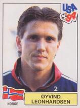 1994 Panini World Cup (International, Black Backs) #349 Øyvind Leonhardsen Front