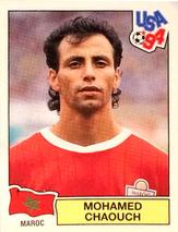 1994 Panini World Cup (International, Black Backs) #412 Mohamed Chaouch Front