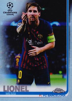2018-19 Topps Chrome UEFA Champions League #1 Lionel Messi Front