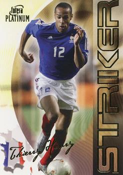 2003 Futera Platinum World Football #6 Thierry Henry Front