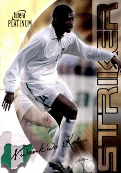2003 Futera Platinum World Football #7 Nwankwo Kanu Front