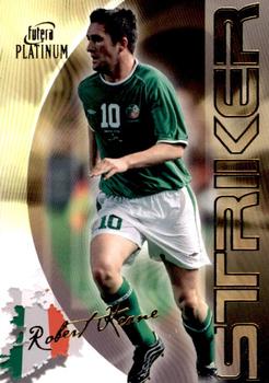 2003 Futera Platinum World Football #8 Robbie Keane Front