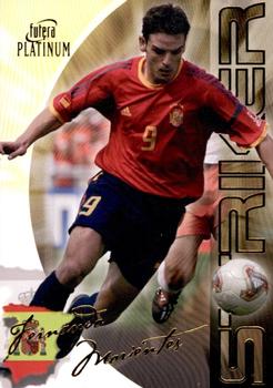 2003 Futera Platinum World Football #13 Fernando Morientes Front