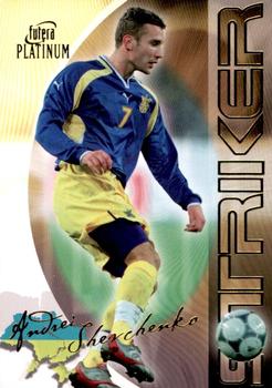 2003 Futera Platinum World Football #22 Andriy Shevchenko Front