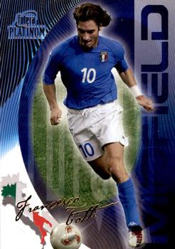 2003 Futera Platinum World Football #44 Francesco Totti Front