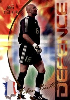 2003 Futera Platinum World Football #48 Fabien Barthez Front