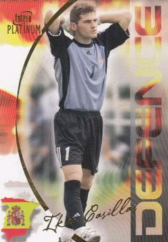 2003 Futera Platinum World Football #53 Iker Casillas Front