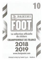 2018-19 Panini FOOT #10 Mathieu Bodmer Back
