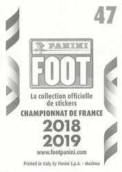 2018-19 Panini FOOT #47 Ismaël Traoré Back