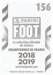 2018-19 Panini FOOT #156 Yves Dabila Back