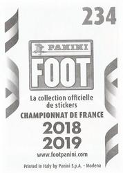 2018-19 Panini FOOT #234 Almamy Touré Back
