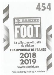 2018-19 Panini FOOT #454 Lamine Koné Back