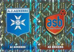 2018-19 Panini FOOT #520 Écussons - AJ Auxerre / AS Beziers Front