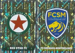 2018-19 Panini FOOT #553 Écussons - Red Star FC / FC Sochaux-Montbeliard Front