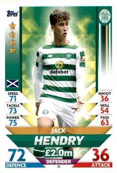 2018-19 Topps Match Attax SPFL #23 Jack Hendry Front