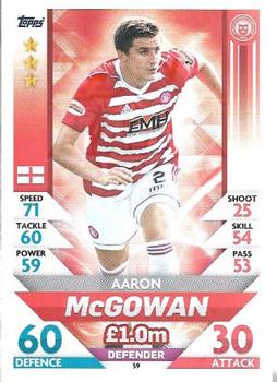 2018-19 Topps Match Attax SPFL #59 Aaron McGowan Front