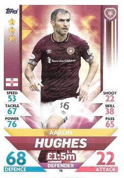 2018-19 Topps Match Attax SPFL #78 Aaron Hughes Front