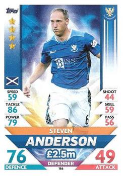 2018-19 Topps Match Attax SPFL #186 Steven Anderson Front