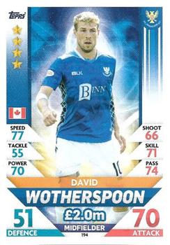2018-19 Topps Match Attax SPFL #194 David Wotherspoon Front