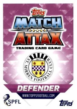 2018-19 Topps Match Attax SPFL #206 Gary MacKenzie Back