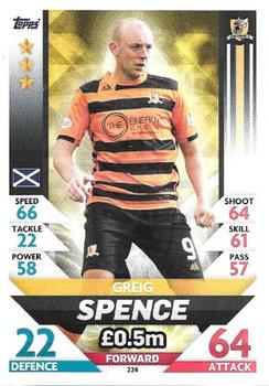 2018-19 Topps Match Attax SPFL #224 Greig Spence Front