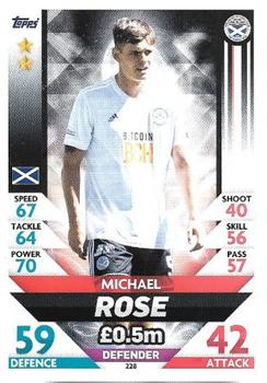 2018-19 Topps Match Attax SPFL #228 Michael Rose Front