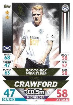 2018-19 Topps Match Attax SPFL #231 Robbie Crawford Front