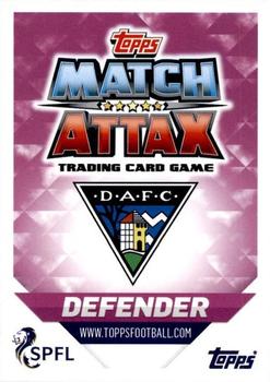 2018-19 Topps Match Attax SPFL #248 Danny Devine Back