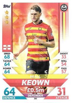2018-19 Topps Match Attax SPFL #283 Niall Keown Front