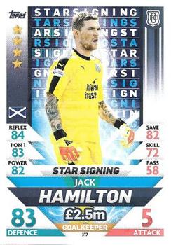 2018-19 Topps Match Attax SPFL - Star Signings #317 Jack Hamilton Front