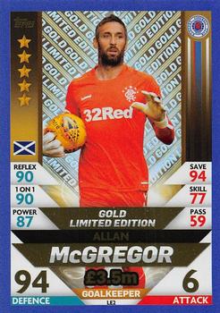 2018-19 Topps Match Attax SPFL - Limited Edition Gold #LE2 Allan McGregor Front