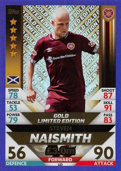 2018-19 Topps Match Attax SPFL - Limited Edition Gold #LE3 Steven Naismith Front