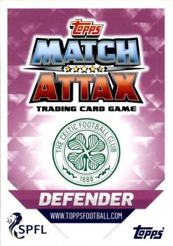 2018-19 Topps Match Attax SPFL - Superstar Limited Edition #LE11 Kieran Tierney Back