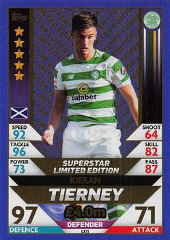 2018-19 Topps Match Attax SPFL - Superstar Limited Edition #LE11 Kieran Tierney Front
